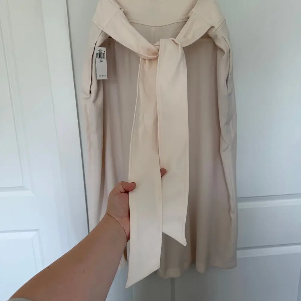 Lauren Ralph Lauren (22W) Cream Layered Palazzo Culotte Wide Leg Pants NWT
